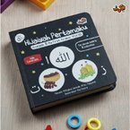 Hijaiyah Pertamaku BoardBook (Hijaiyah & My First Arabic Words) Terjemah Inggris & Indonesia (BONUS Poster Hijaiyah)