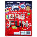 My Things That Go Bag of Fun Activity Pack (Includes Colouring Book, Crayons, Stickers)