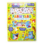 Farmyard & Awesome Pets 2In1 Activity Fun (Includes: Double-Sided Sticker Scene, Colouring Book, and Cool Bumpy Stickers!)