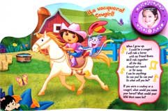 Dora the Explorer - Lights, Music & Me! When I Grow Up Board Book with Music, Blinking Lights & Photo Frame