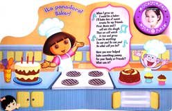 Dora the Explorer - Lights, Music & Me! When I Grow Up Board Book with Music, Blinking Lights & Photo Frame