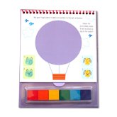 Finger Painting Fun with 6 colourful ink pads