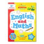 Leap Ahead Bumper Workbook English and Maths over 120 pages of fun activities and Stickers (Age 3+ Years Preschool)