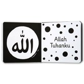 Allah Tuhanku Buku Pertamaku - Black & White High Contrast Board Book