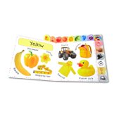 My First 100 Words by Colour Board Book 