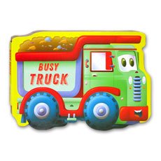 Busy Truck Vehicles Story Board Books