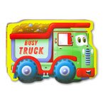 Busy Truck Vehicles Story Board Books