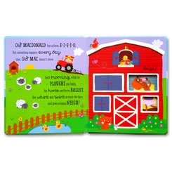 Old Macdonald Had A Farm - A Fun Book with Peek-Through Surprises!