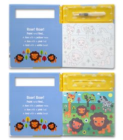 Water Painting Search and Find Animals Board Book (Search and Find Again and Again - Just Add Water!)