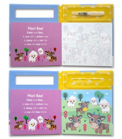 Water Painting Search and Find Animals Board Book (Search and Find Again and Again - Just Add Water!)