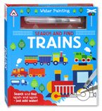 Water Painting Search and Find Trains Board Book (Search and Find Again and Again - Just Add Water!)