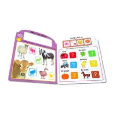 Priddy Learning My First Farm Board Book With Reusable Play Pieces