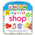 Priddy Learning My First Shop Board Book With Reusable Play Pieces