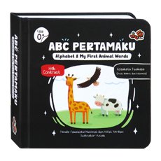 ABC PERTAMAKU Alphabet & My First Animal Words Kosakata 3 Bahasa (Arab, Inggris, dan Indonesia) (BONUS Poster ABC)