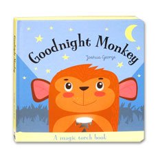 Good Night Monkey Board Book (A Magic Torch Book)