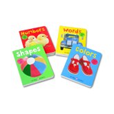 Bright Baby Touch and Feel Box Set with 4 Board Book - Board Book Collection