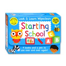 Look & Learn Wipe clean - Starting School Includes Wipe Clean Pen!