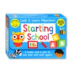 Look & Learn Wipe clean - Starting School Includes Wipe Clean Pen!