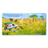 Busy Safari - Push Pull Slide Board Book