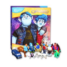 My Busy Book Disney Pixar Onward Includes a Storybook, 10 Toy Figurines and a Giant Playmat