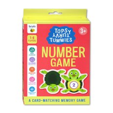 Topsy Turvy Tummies NUMBER GAME - A Card - Matching Memory Game