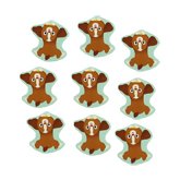 Topsy Turvy Tummies SHAPE GAME - A Card - Matching Memory Game