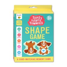 Topsy Turvy Tummies SHAPE GAME - A Card - Matching Memory Game