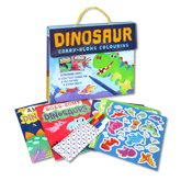 DINOSAUR Carry - Along Colouring Activity Pack