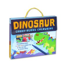 DINOSAUR Carry - Along Colouring Activity Pack