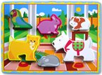 Puzzle Kayu Chunky Pets