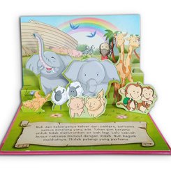 Buku Pop-Up Cerita Alkitab Bahtera Nuh