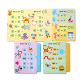 Bright Bee PHONICS Activity Flashcards - Trace the Letters & Lift the Flaps