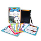 Things That Go LCD Tablet & Flash Cards Box Sets (40 wipe-clean flash cards & reusable drawing LCD Tablet)