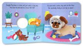 Snuggle Pug Board Book with Fun Finger Puppet!