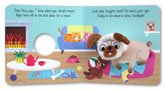 Snuggle Pug Board Book with Fun Finger Puppet!