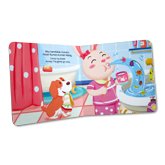 Buku Interaktif Good Habits AKU RAJIN GOSOK GIGI! (Bahasa Indonesia & Inggris) dengan fitur interaktif Tarik-Dorong, Buka-Tutup, Geser!