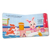 Buku Interaktif Good Habits AKU RAJIN GOSOK GIGI! (Bahasa Indonesia & Inggris) dengan fitur interaktif Tarik-Dorong, Buka-Tutup, Geser!