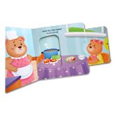 Buku Interaktif Good Habits AKU BISA MAKAN SENDIRI (Bahasa Indonesia & Inggris) dengan fitur interaktif Tarik-Dorong, Buka-Tutup, Geser!