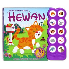 Buku Bersuara HEWAN (10 Tombol Suara Hewan - Cerita Dalam 2 Bahasa: Bahasa Indonesia dan Inggris)