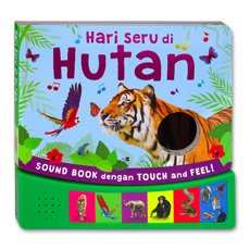 Hari Seru di Hutan Sound Book dengan touch and feel (6 sounds)