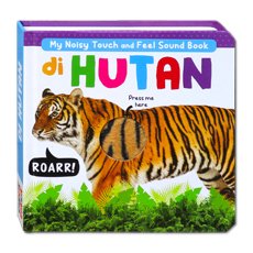Buku Bersuara Hewan di Hutan with Touch and Feel Sound Board Book