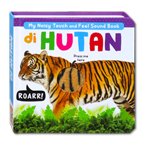 Buku Bersuara Hewan di Hutan with Touch and Feel Sound Board Book