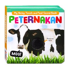 Buku Bersuara Hewan di Peternakan with Touch and Feel Sound Board Book