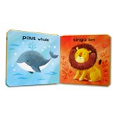 My Baby & Me - My Sensory Hewan Board Book - touch & feel di setiap halaman (Bhs Indonesia & Inggris)