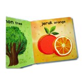 My Baby & Me - My Sensory Kata Pertama Board Book - touch & feel di setiap halaman (Bhs Indonesia & Inggris)