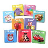 My First Library Kata Pertama, Huruf, Angka 9 Board Books (English - Indonesian)