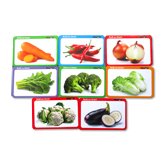 My First Flash Card BUAH & SAYUR  (wipe & clean! tahan air bisa tulis hapus)