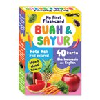 My First Flash Card BUAH & SAYUR  (wipe & clean! tahan air bisa tulis hapus)