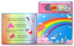 Magical Unicorns Magnetic Story and Play Scene Book