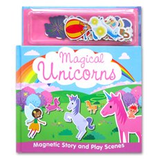 Magical Unicorns Magnetic Story and Play Scene Book